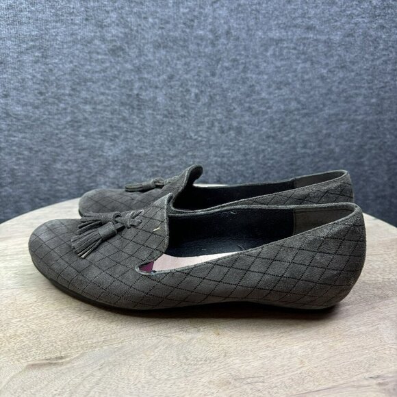 Munro Viona 9M Quilted Tassel Loafers Grays Support Comfort‎ casual shoes Womens - Picture 6 of 8